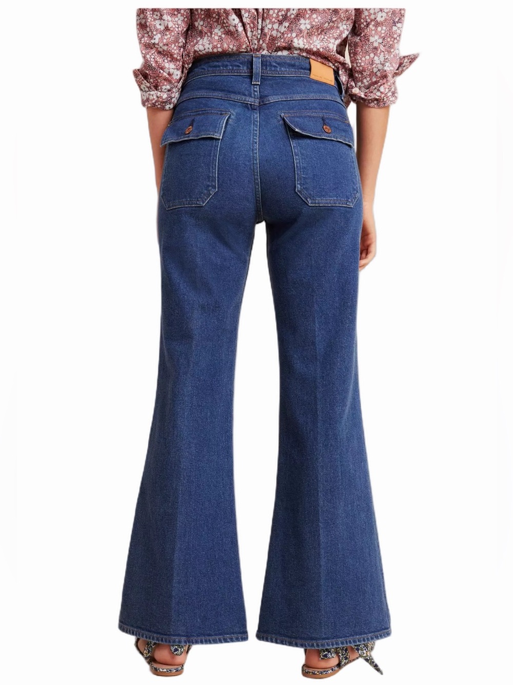 Citizen of Humanity Maisie Ultra High Rise Patch Pocket Flare Jeans Size 27 USA - Picture 7 of 16